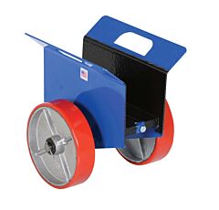 Vestil Pldl-Hd-4-8Ps Steel Heavy Duty Adjustable Panel Dolly With Poly-On-Steel Casters 12 In X 12-1/4 In X 12-1/4 In 1500 Lb. Capacity, Blue