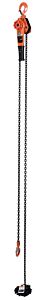 Vestil Plh-20-20 Steel Professional Lever Hoist 20 Ft. Lift Height 2,000 Lb. Capacity, Orange