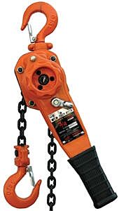 Vestil Plh-30-20 Steel Professional Lever Hoist 20 Ft. Lift Height 3,000 Lb. Capacity, Orange