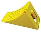 Vestil Plwc-Y Plastic Large Wheel Chock 18-1/2" X 7-1/4" X 9", Yellow