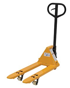 Vestil Pm1-1532-Mini Steel Mini Hand Pallet Truck 45" X 15" X 45" 1100 Lb. Capacity, Yellow