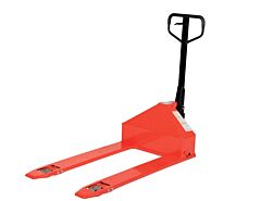 Vestil Pm2-2744-Slp Steel Super Low Pallet Truck 60" X 27" X 44" 2200 Lb. Capacity, Red