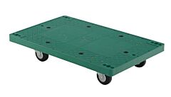 Vestil Pos-2133 Polyethylene Dolly 33-1/2" X 21" X 6-5/16" 500 Lb. Capacity, Green