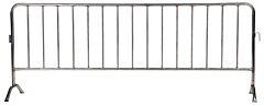 Vestil Prail-102-Ss 304 Stainless Steel Crowd Control Interlocking Barrier With Curved Feet 104-3/4" Length, Silver