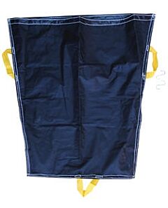 Vestil Prtd-Tb-Bk-5Pk Polyester Pallet Rack Trash Bag 1/16" X 37" X 40", Black 5 Pack