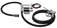 Vestil Pump-E-12-St Aluminum Electric Diesel Pump With Suction & Hose 12 Volt Dc Powered Up To 12 Gpm