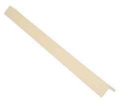 Vestil Pvc-A-3-Bg Pvc Plastic Corner Protector With Aluminum Insert 3" X 3" X 48" 90 Degree Beige