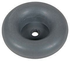Vestil Rb-1 Thermoplastic Rubber Corner/Surface Guard Round Bumper 3-1/4" X 3-1/4" X 7/8" Quantity Of 16 Gray