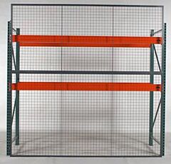 Vestil Rbg-94 Steel Welded Wire Rack Back Panel 108" X 1-1/4" X 48" Gray