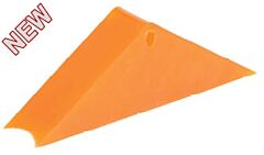 Vestil Rc-Wc Polyurethane Magnetic Rail Car Wheel Chock 11" X 2-1/4" X 3-5/8" Orange