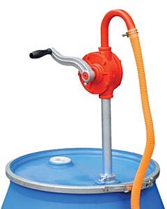 Vestil Rdp-55 Steel Manual Drum Pump 2" Bung Size 5-1/2" X 8-1/2" X 51" Orange