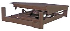 Vestil Ru-800-Scb-F Steel Truck Actuated Dock Leveler 113-1/4" X 88" X 27-1/2" 20000 Lb. Capacity, Brown