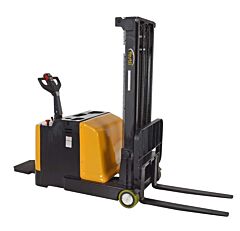 Vestil S-2Cb-118 Steel Counter Balanced Powered Drive Lift 2" To 118" Raised Height 2,000 Lb. Capacity, Black / Yellow