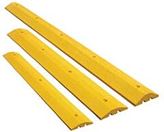 Vestil Sba-108 Plastic Speed Bump Asphalt Hardware 106" X 10" X 2", Yellow