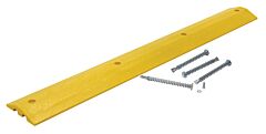 Vestil Sbha-36 Plastic Speed Bump Heavy Duty Asphalt Hardware 72" X 10" X 2", Yellow