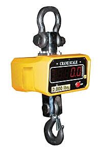 Vestil Sc-2 Steel Crane Scale 8" X 7-5/8" X 17" 2,000 Lb. Capacity, Yellow