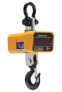Vestil Sc-6 Steel Crane Scale 8" X 7-5/8" X 17" 6,000 Lb. Capacity, Yellow