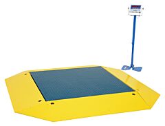 Vestil Scale-Lp-44-20K Low Profile Scale 150" X 150" X 3-1/2" 20,000 Lb. Capacity, Yellow