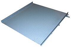 Vestil Scale-R-Cs-44 Steel Electronic Digital Floor Ramp Scale 48" X 48" 4-1/2" 10,000 Lb. Capacity, Silver