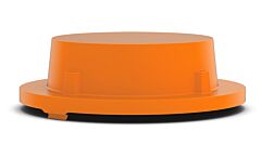 Vestil Scc-65-Cvr-Or Low Density Polyethylene Over Pack Drum Containment Cover Orange