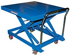 Vestil Scsc-2000-4848 Steel Auto Hite Cart 50-3/4" X 48" X 37-5/8" 2,000 Lb. Capacity, Blue