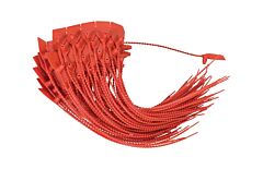 Vestil Secs-B9-Rd Polypropylene Security Seal 14-1/8" X 1" X 3/4" Length, Red