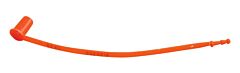 Vestil Secs-F7-Rd Polypropylene Security Seal 8-1/8" X 5/8" X 7/8" Length, Red