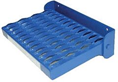 Vestil Sfs-149 Steel Serrated Fold Up Step Manual 10-1/4" X 14-11/16" X 4" 350 Lb. Capacity, Blue