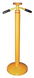 Vestil Sj-35-2H Steel Economy Stabilizing Jack With 2 Handles 16-5/8" X 16-5/8" X 44" 5,000 Lb. Lifting Capacity, Yellow