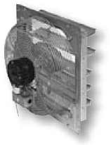 Vestil Sme-30 Shutter Mounted Exhaust Fan 30" Blade Diameter Silver