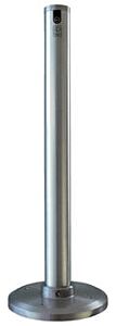 Vestil Smk-F-35A Aluminum Smokers Bollard 35" Height Floor Mount Silver