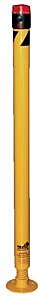 Vestil Spbol-42-Bl Steel Spring Loaded Bollard Beeper And Strobe 42" Height Yellow