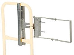 Vestil Spg-40-G Galvanized Steel Self-Closing Gate 24" To 40" Opening Gray