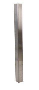 Vestil Ss-48 304 Stainless Steel Square Corner Guard 48" X 3-1/2" X 3-1/2" Silver