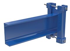 Vestil Ssal-12-Nl Steel Cantilever Straight Arm No Lip 12" Length, 3,000 Lb. Capacity, Blue