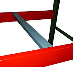 Vestil Ssb-42 Galvanized Steel Pallet Support Bar 1-1/2" Height 1,000 Lb. Capacity, Gray