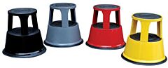 Vestil Step-17-Gy Steel Rolling Step Stool 17" Top Step Height 500 Lb. Capacity, Gray