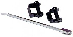 Vestil Sw-4-Psw Steel Weld On Truck Mounted Strap Winch Black