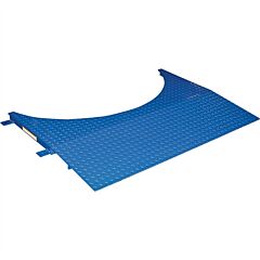 Vestil Swa-70-R-4848 Steel Approach Ramp 48" X 48" 4,000 Lb. Capacity, Blue For Use With Model Swa-70