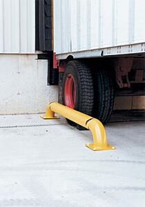 Vestil Swac-92 Steel Wheel Alignment Curb 92" Length, 4-1/2" Diameter Includes 3 Mounting Brackets Yellow