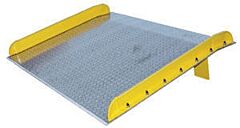 Vestil Tas-15-7260 Aluminum Dock Board Steel Curb 72" X 60" 15,000 Lb. Capacity, Silver
