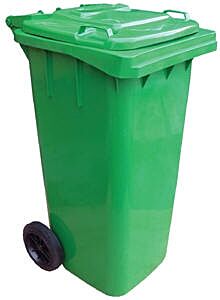 Vestil Th-32-Grn High Density Polyethylene 32 Gallon Trash Can Green