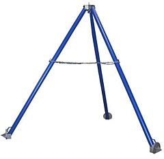 Vestil Tri-Sf Steel Fixed Tripod Stand 106-3/4" X 106-3/4" X 115-1/8" 2,000 Lb. Capacity, Blue