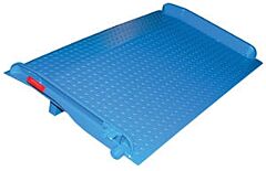 Vestil Ts-25-7260 Steel Truck Dock Board 72" X 60" 25,000 Lb. Capacity, Blue