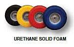 Vestil Ufbk-10-Whl-58 Polyurethane Solid Foam Wheel 10" Diameter X 3-1/2" Width 300 Lb. Capacity, Black