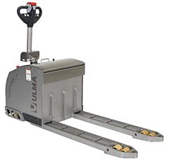 Vestil Ulm-Ept-2745-44 304L Stainless Steel Electric Pallet Truck 24 Volt 4,400 Lb. Capacity, Silver
