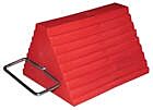 Vestil Urwc-2 Urethane Mini Wheel Chock 8" X 7" X 6" 15 Ton Capacity, Orange