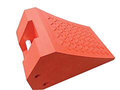 Vestil Urwc-35 Urethane Super Wheel Chock 24" X 14" X 14" 80 Ton Capacity, Orange