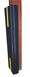 Vestil V-Pad-I-65 Vinyl Column Protective Pad I-Beam 6 Ft. X 5", Black