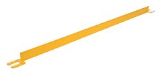Vestil Vdkr-8-Tb Steel Toe Board For Pipe Safety Railing 8 Ft. Length, Yellow